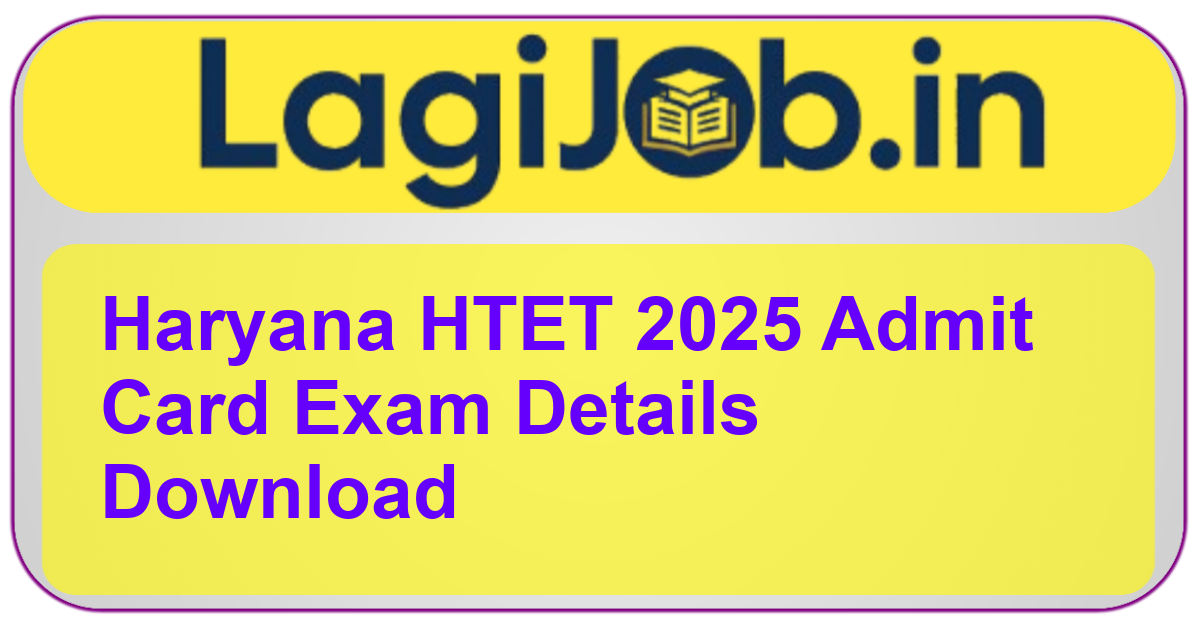 HTET 2025 admit card