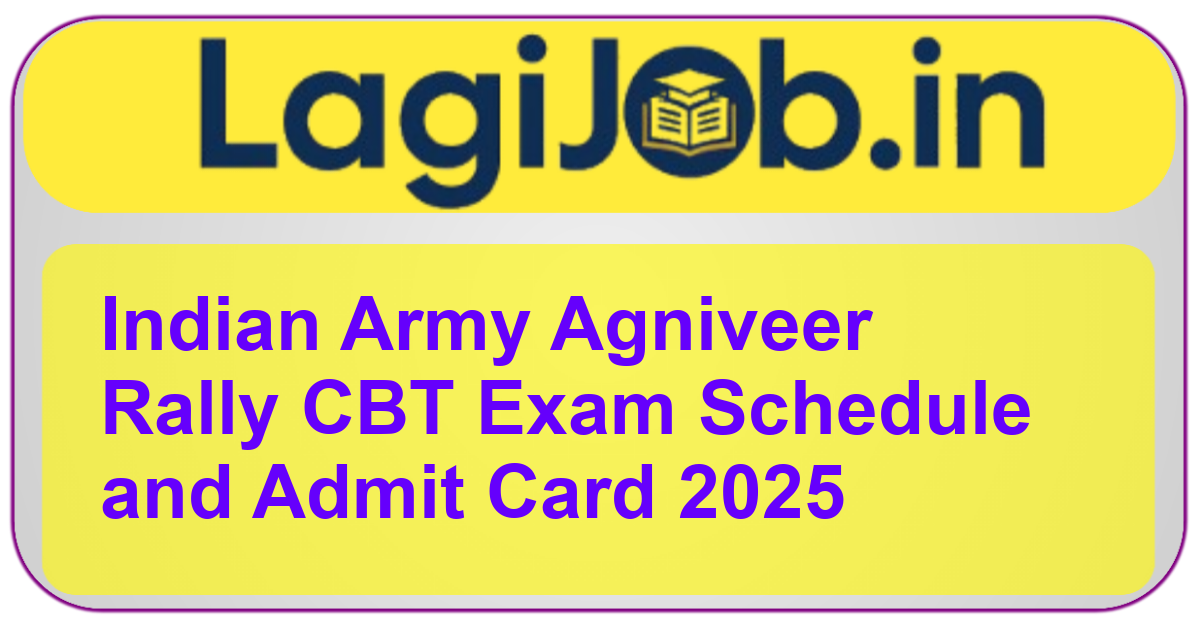 Indian Army Agniveer Rally CBT 2025