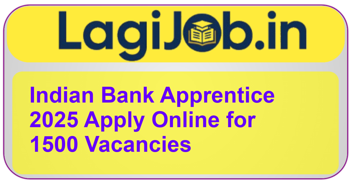 Indian Bank Apprentice 2025