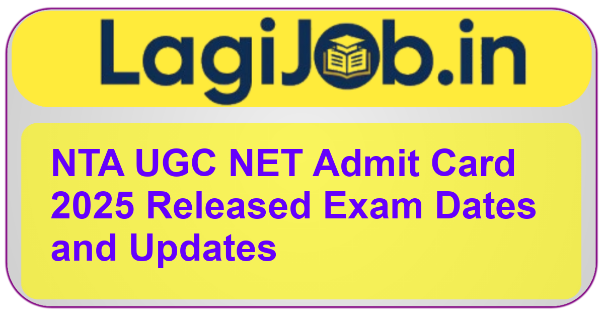 NTA UGC NET Admit Card 2025