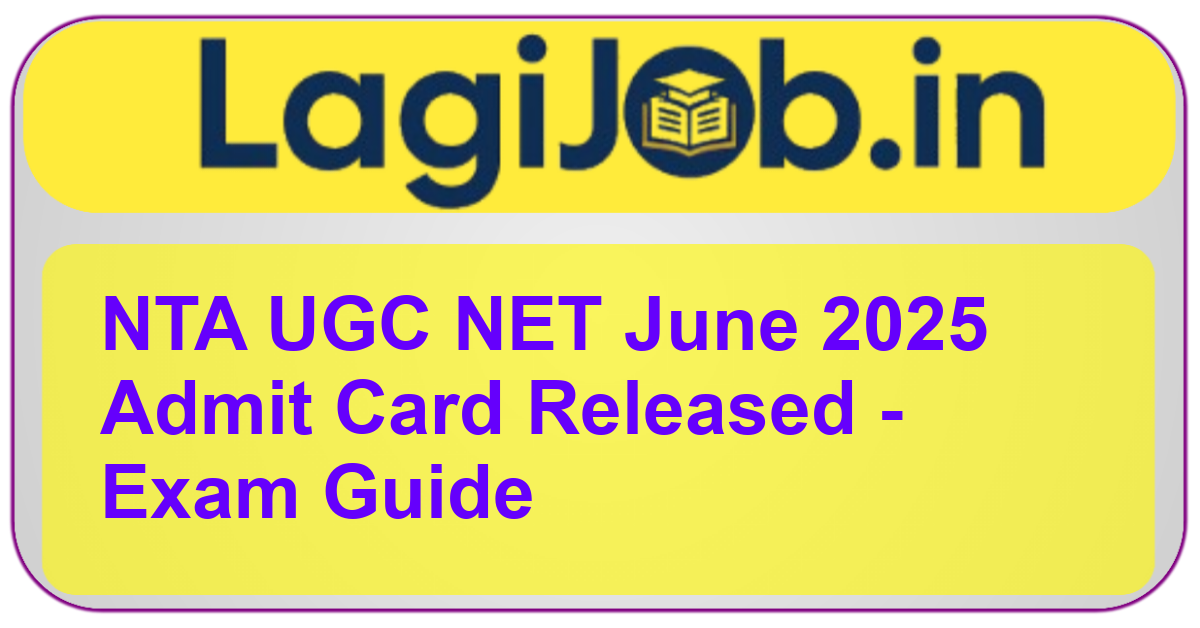NTA UGC NET June 2025 admit card