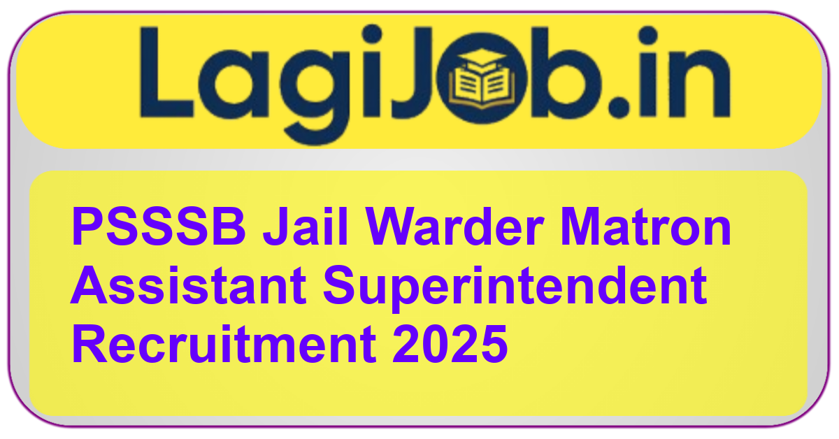 PSSSB Jail Warder Recruitment