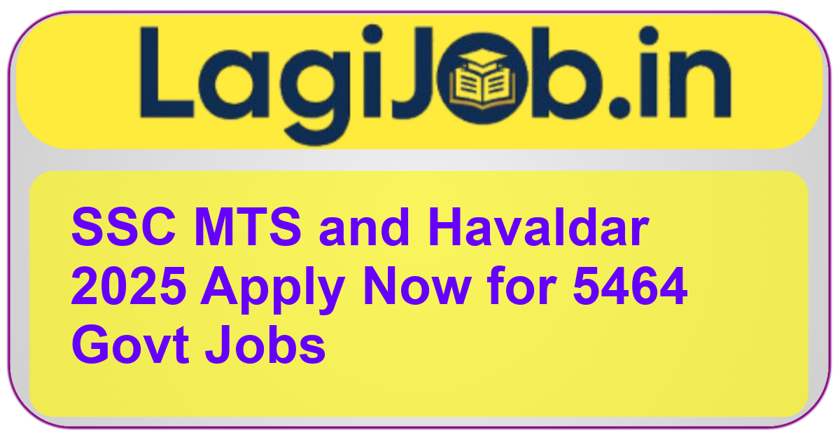 SSC MTS and Havaldar 2025
