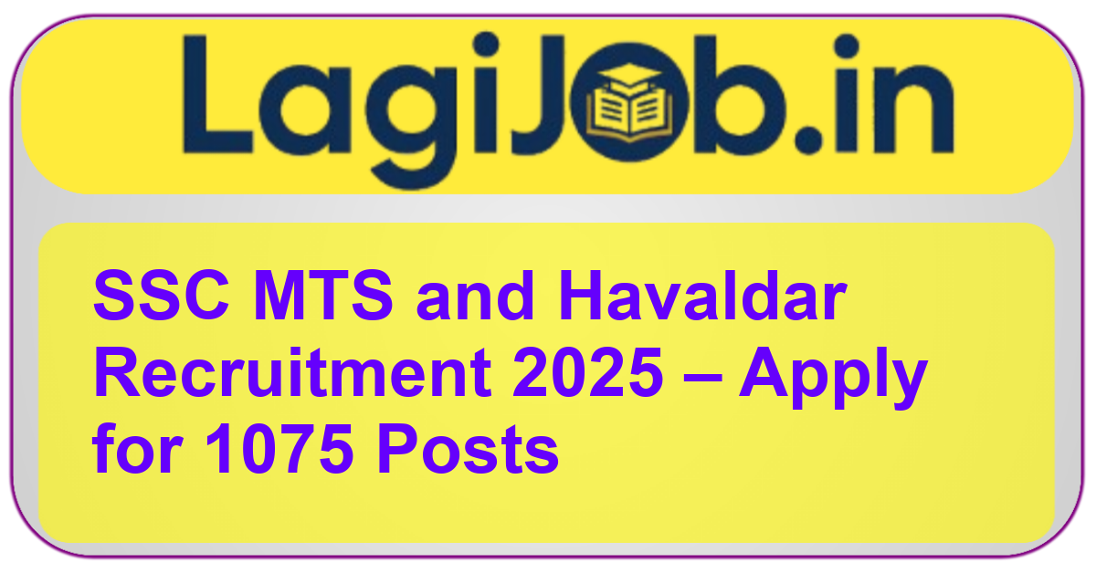 SSC MTS Havaldar Recruitment 2025
