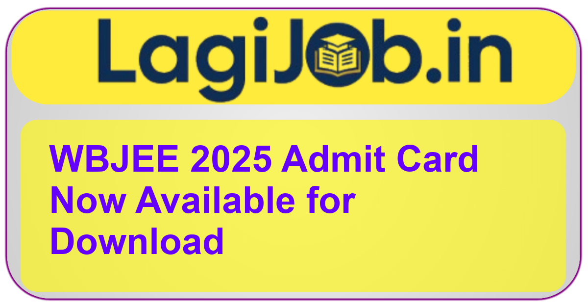 WBJEE 2025 admit card
