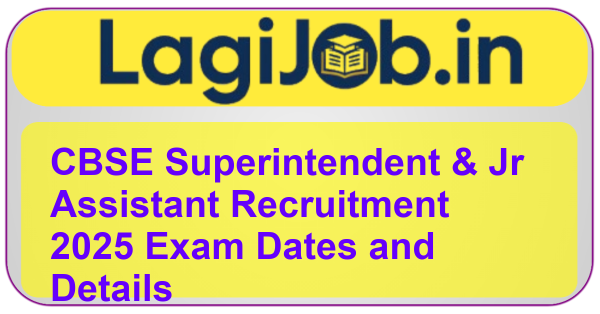 CBSE Superintendent Recruitment 2025