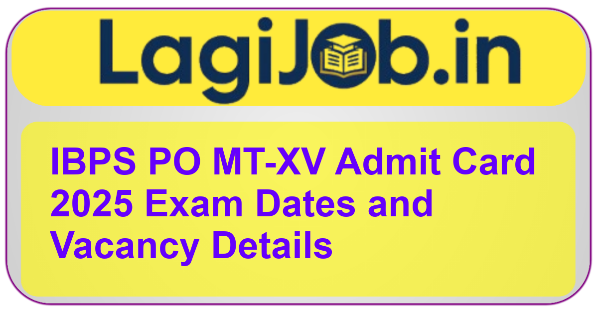 IBPS PO MT-XV admit card