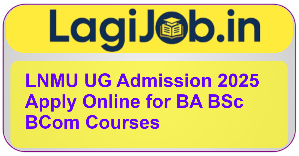 LNMU UG Admission 2025
