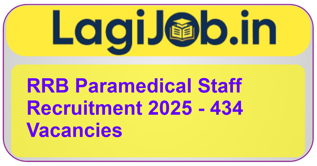 RRB Paramedical Recruitment 2025
