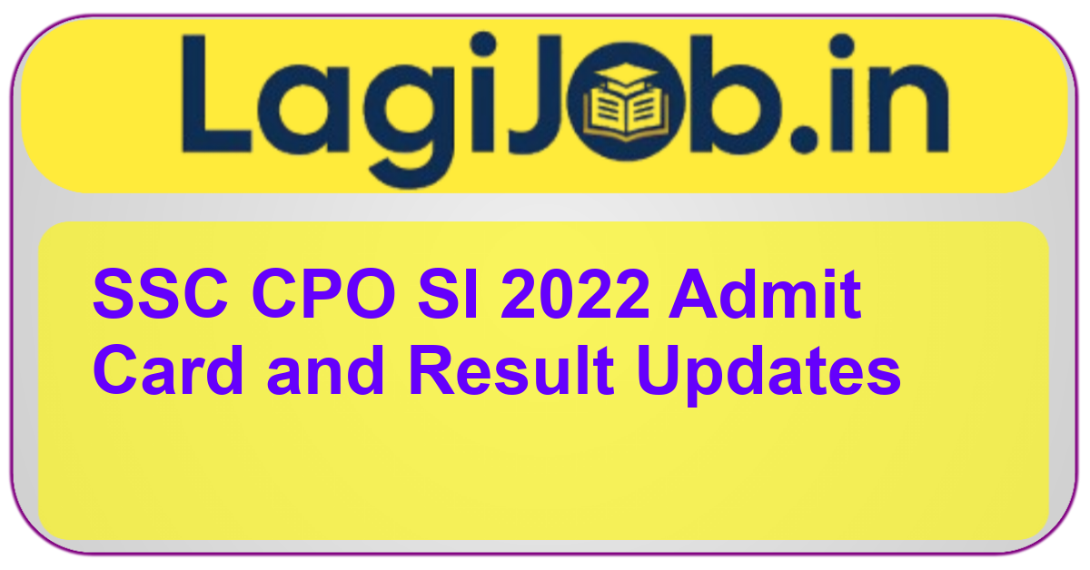 SSC CPO SI 2022