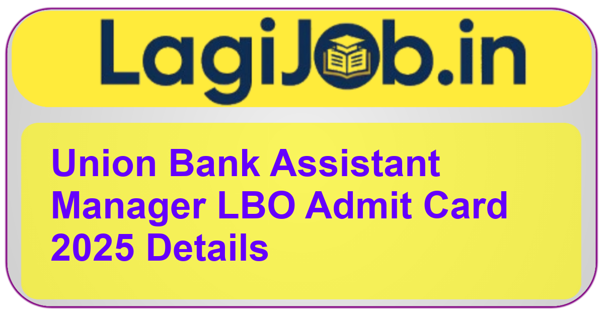 Union Bank LBO admit card