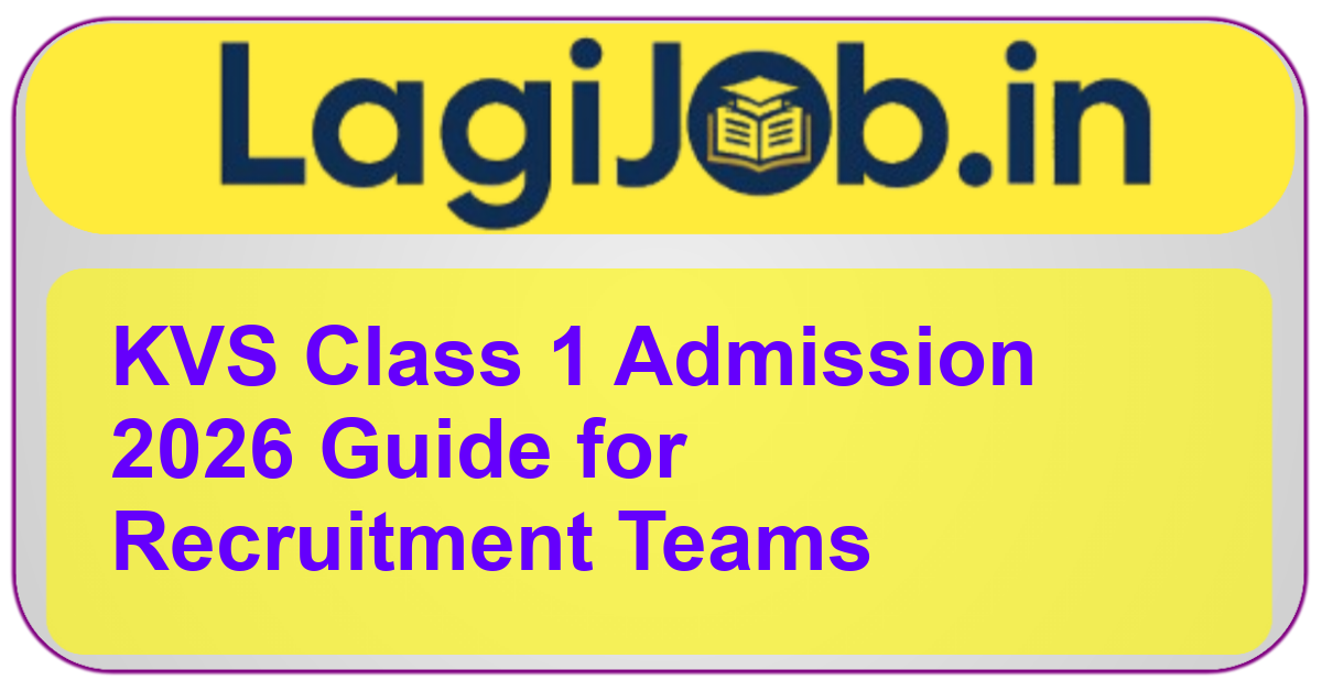 KVS Class 1 Admission